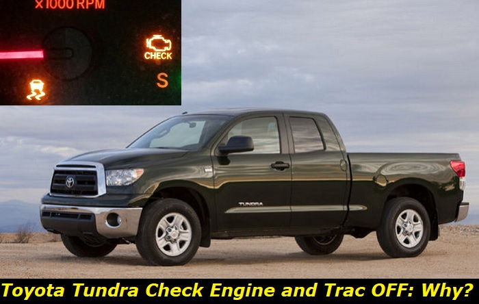 tundra check engine traction control